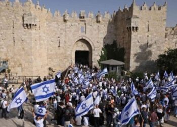 Sionist köçkünlərinin işğal olunmuş Qüdsdə “Babul-Amud”-a yürüşləri