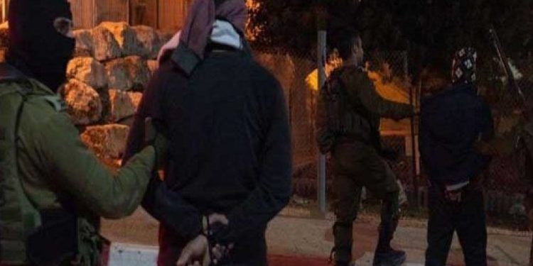 İordan çayının qərb sahillərində 15 fələstinlinin həbsi