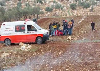 Nablusda sionist hərbiçiləri tərəfindən fələstinlilərin yürüşünün yatızdırılması