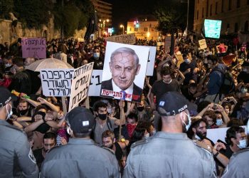 Netanyahunun müxalifləri yenə də işğal altındakı torpaqlarda nümayişlər keçiriblər