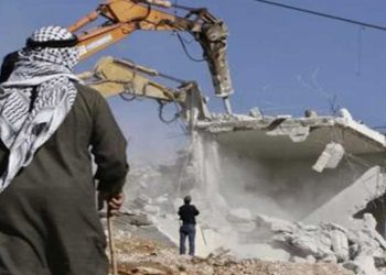 Sionist hərbiçiləri Ən-Nəqbdə fələstinlilərə məxsus 5 evi dağıdıblar