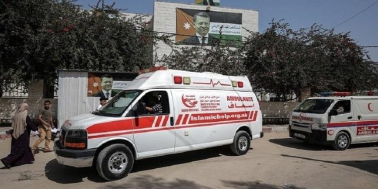 Sionist rejiminin Qəzzədəki səhra xəstəxanasına hücumu