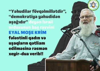 Sionistlər hər kəsi özlərindən aşağı görür!