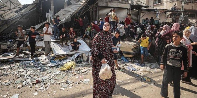 Sionistlərin yardım gözləyən fələstinlilərə qarşı törətdiyi yeni cinayəti