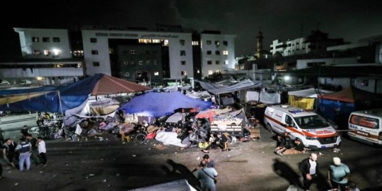 Sionistlər əş-Şifa xəstəxanasının ixtisaslaşdırılmış cərrahiyyə binasını partladıblar