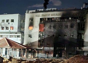 Sionist rejiminin əş-Şifa xəstəxanasındakı cinayətləri-400 şəhid və yandırılmış 1050 mənzil