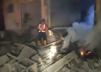 Sionistlərin Qəzzənin mərkəzinə hücumunda 12 şəhid və yaralı var