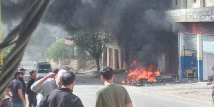 Sionist rejiminə aid dronun Livanın cənubuna hücumunda bir nəfər şəhid olub